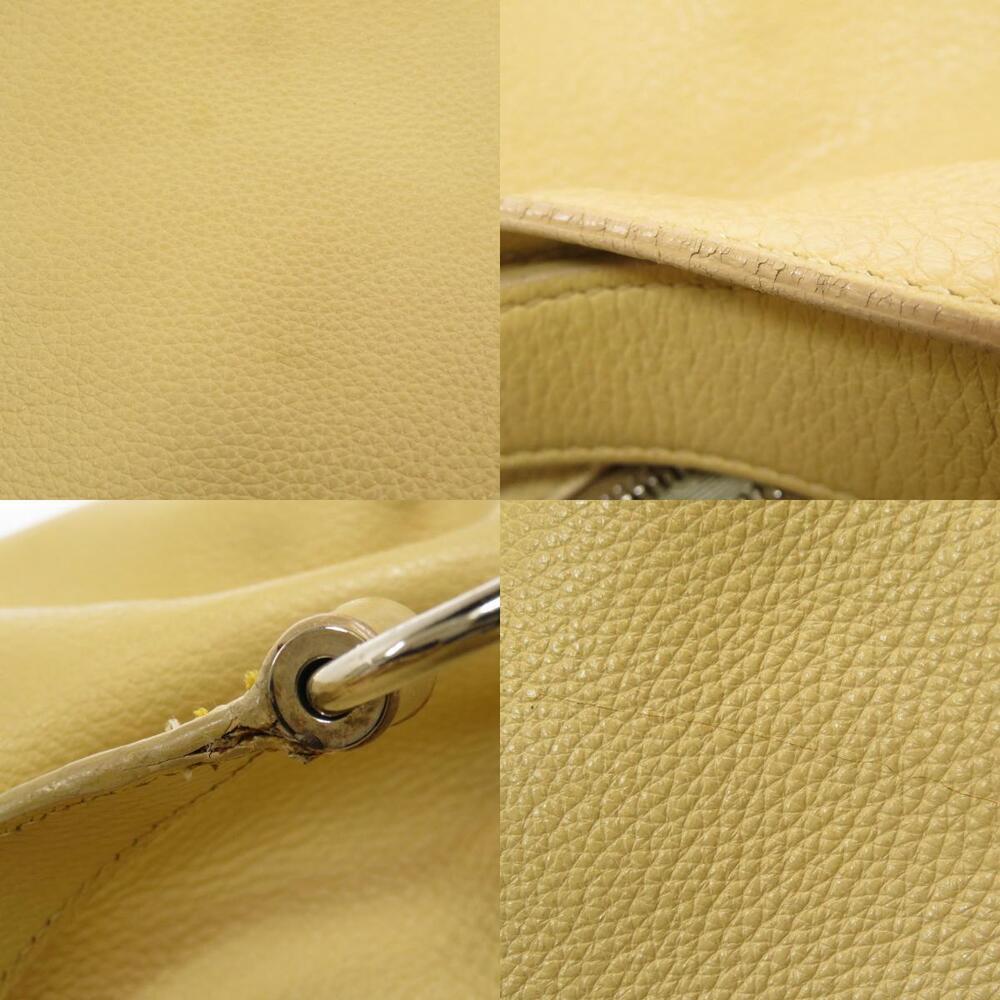 Prada Naturale Vitello Daino leather hobo bag Yellow - Picture 8 of 11